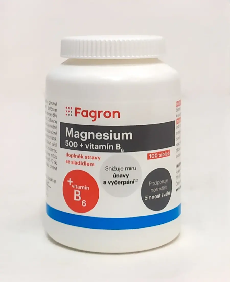 12775-magnesium 500 + vit.b6 tbl.100 fagron 12775-magnesium 500 + vit.b6 tbl.100 fagron